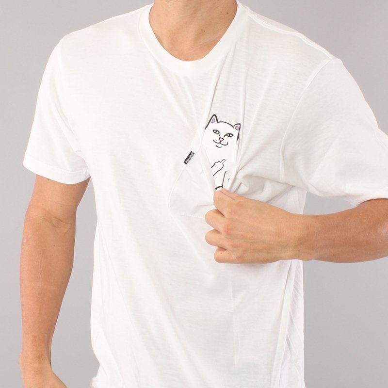 Rip N Dip Lord Nermal Pocket T-shirt - White