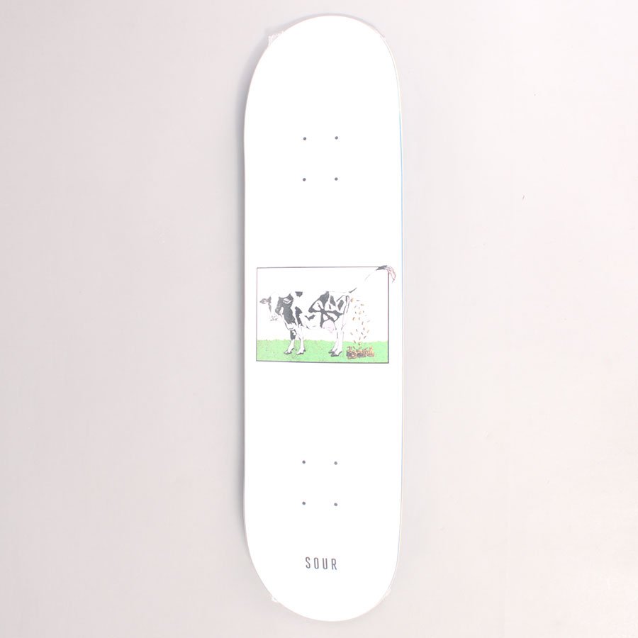 Sour Shitcoin Skateboard Deck - White