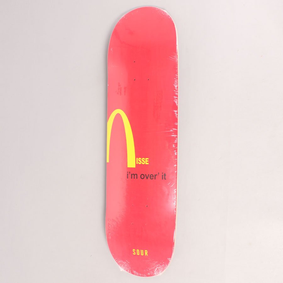 Sour Nisse Over It Skateboard Deck - Red
