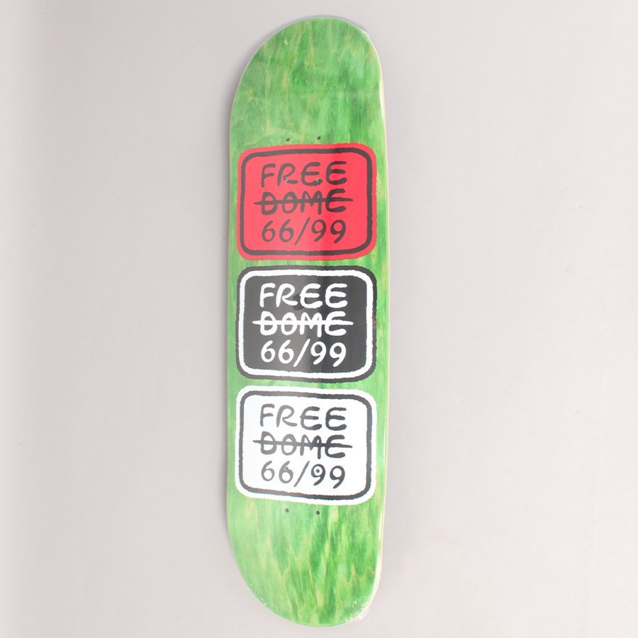 Free Dome 66/99 Classic Green Skateboard Deck - 8,5"