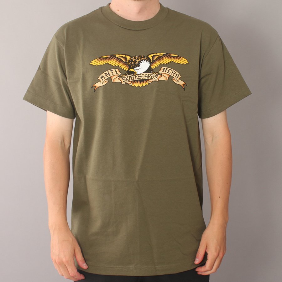 Anti Hero Eagle Youth T-shirt - Military Green