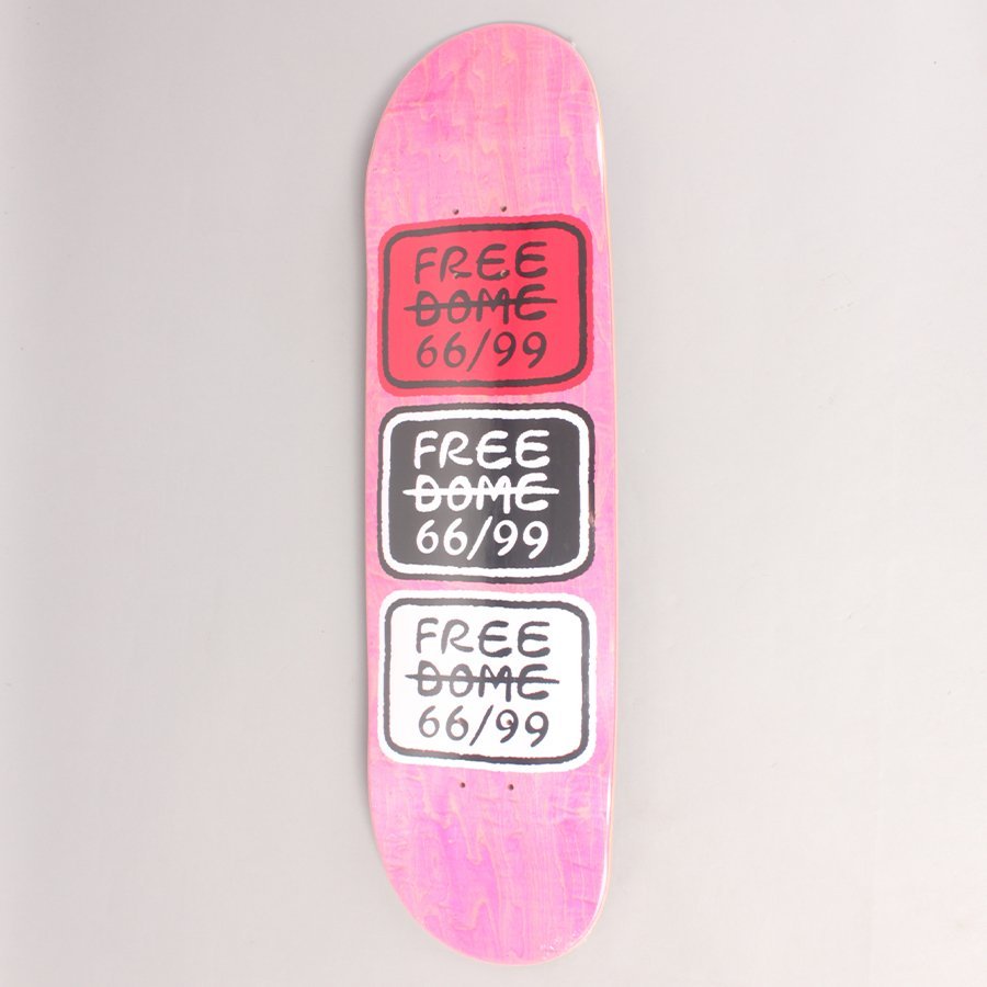 Free Dome 66/99 Classic Pink Skateboard Deck - 8,5"