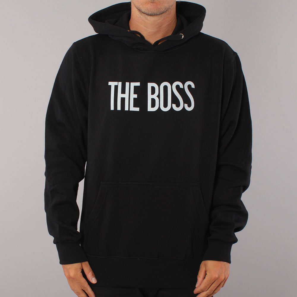 The Boss Logo Hood - Black