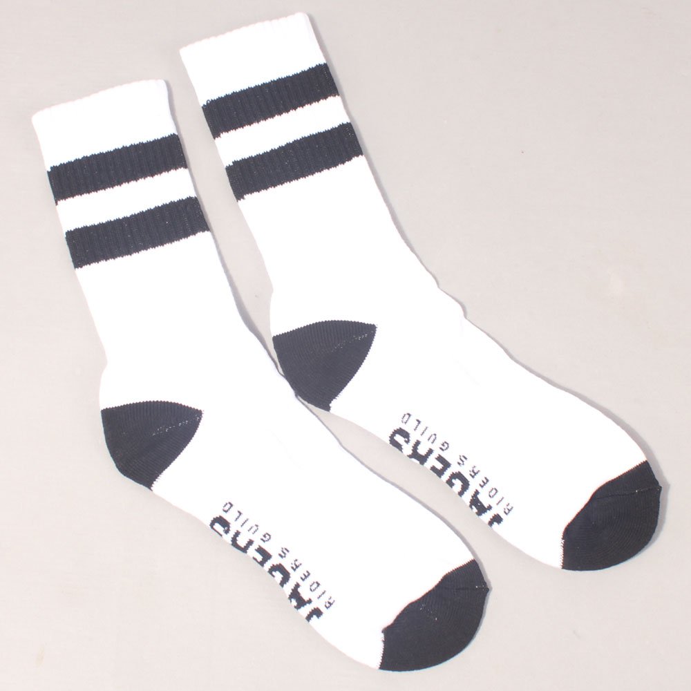 Jägers Stripe Socks - White/Black