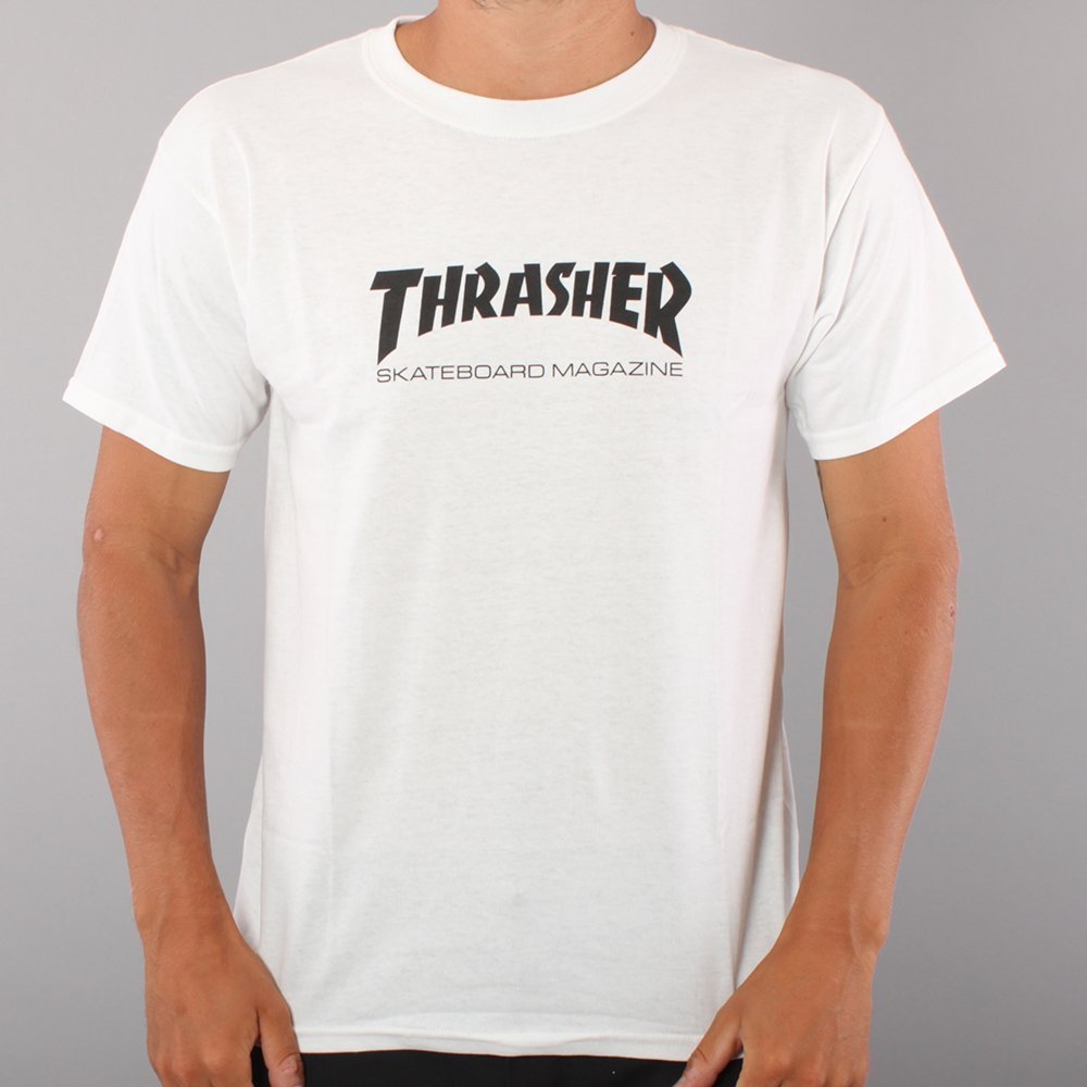 Thrasher Youth Skate Mag T-shirt - White