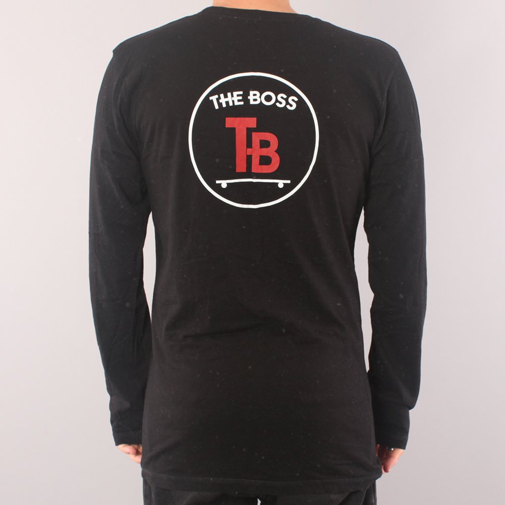 RECYCLED The Boss TB Logo LS - Black