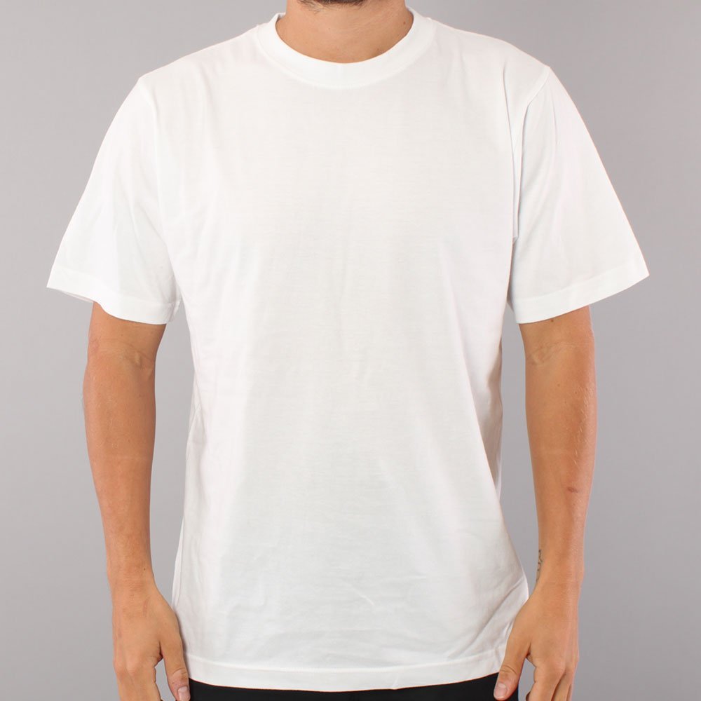 3 stk. Blank No Logo T-shirt - White