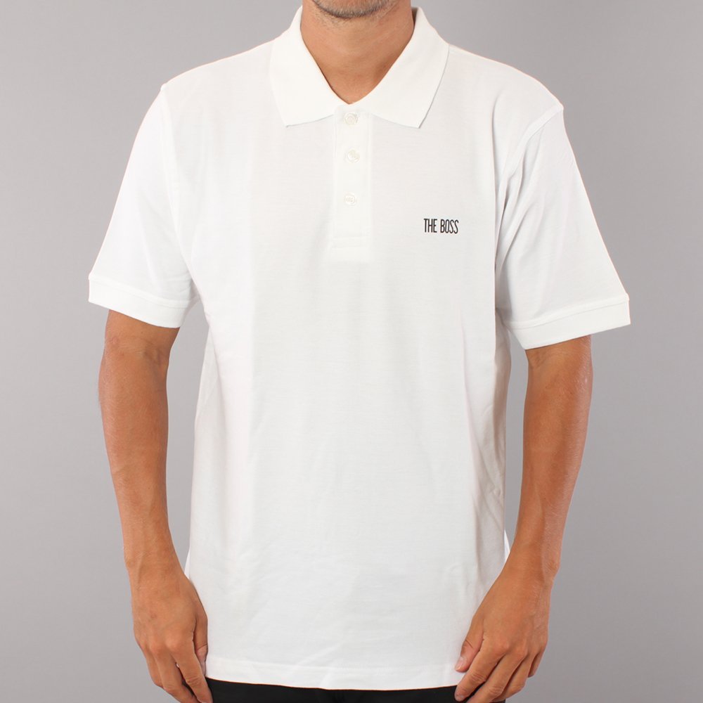 The Boss Mini Logo Polo T-shirt - White