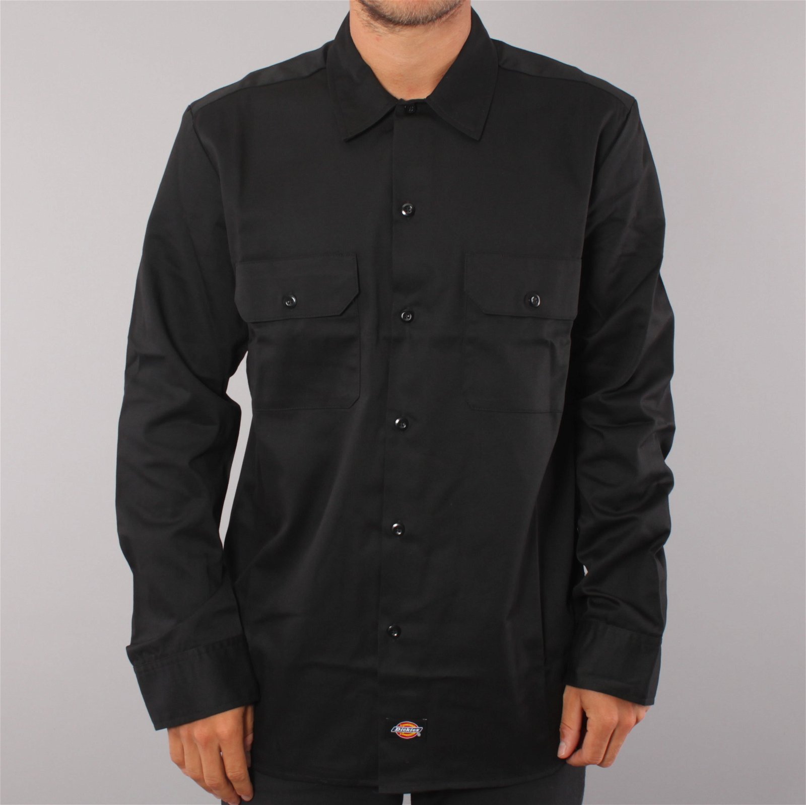 Dickies LS Work Slim Shirt - Black