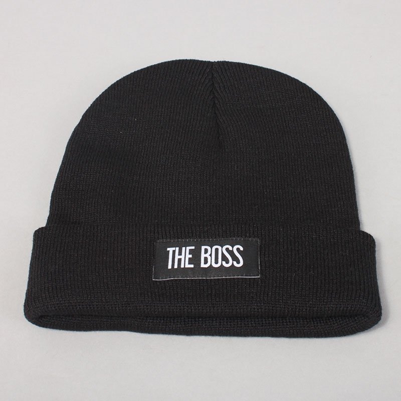 The Boss Logo Beanie - Black