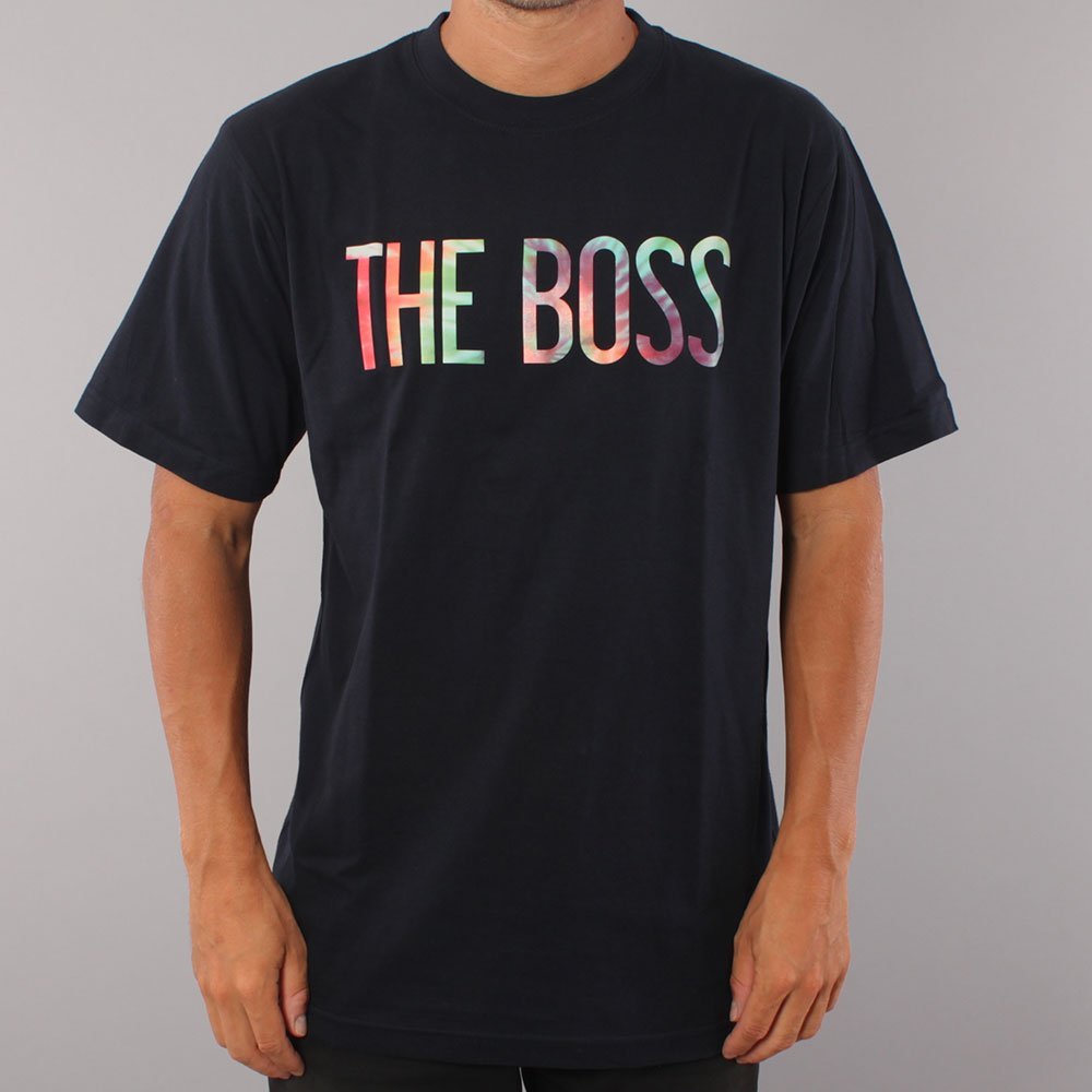The Boss Tie Dye Logo T-shirt - Navy