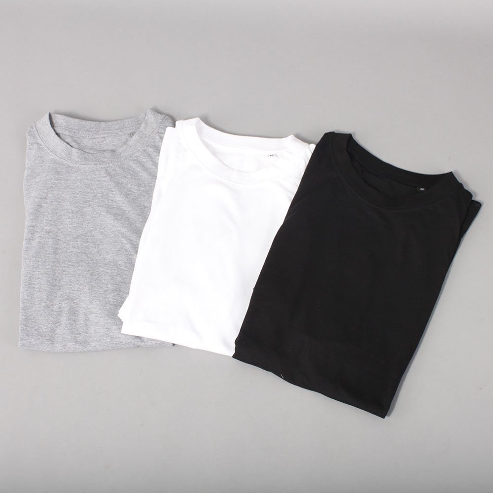 3 stk. Blank No Logo T-shirt - Grey