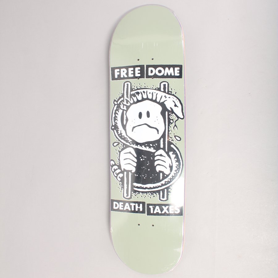 Free Dome Death & Taxes Skateboard Deck - 8,875"