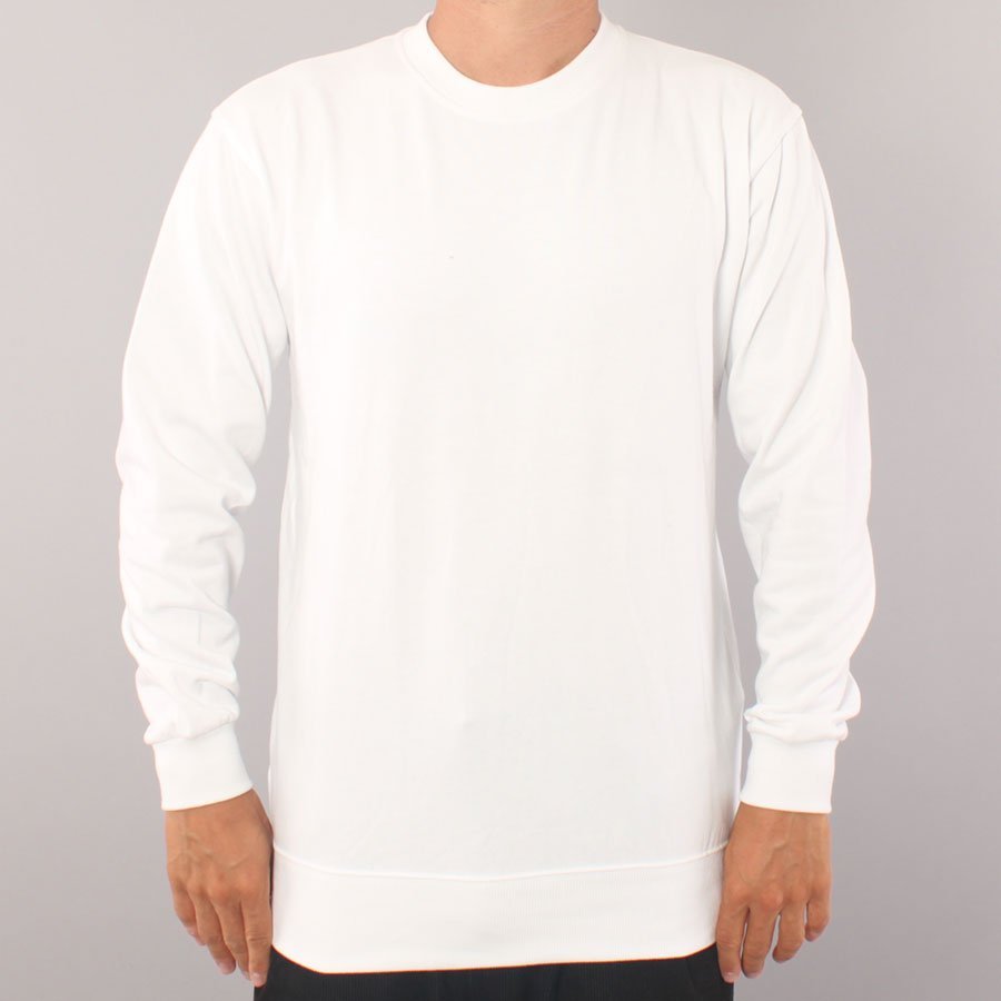 The Boss No Logo Crewneck Sweater - White
