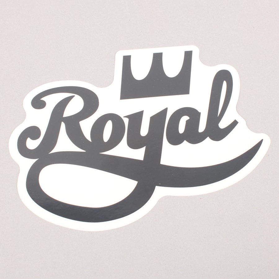 Royal Trucks Logo Sticker - Black