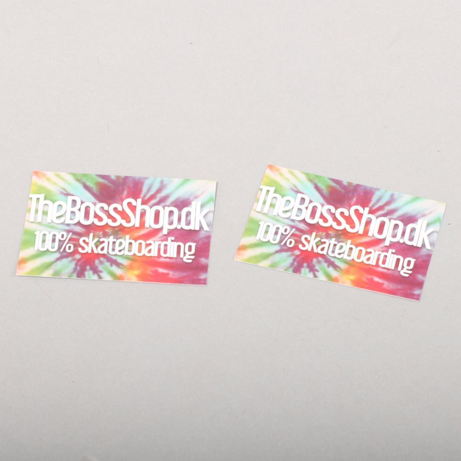 The Boss Logo Stickers - Tie Dye