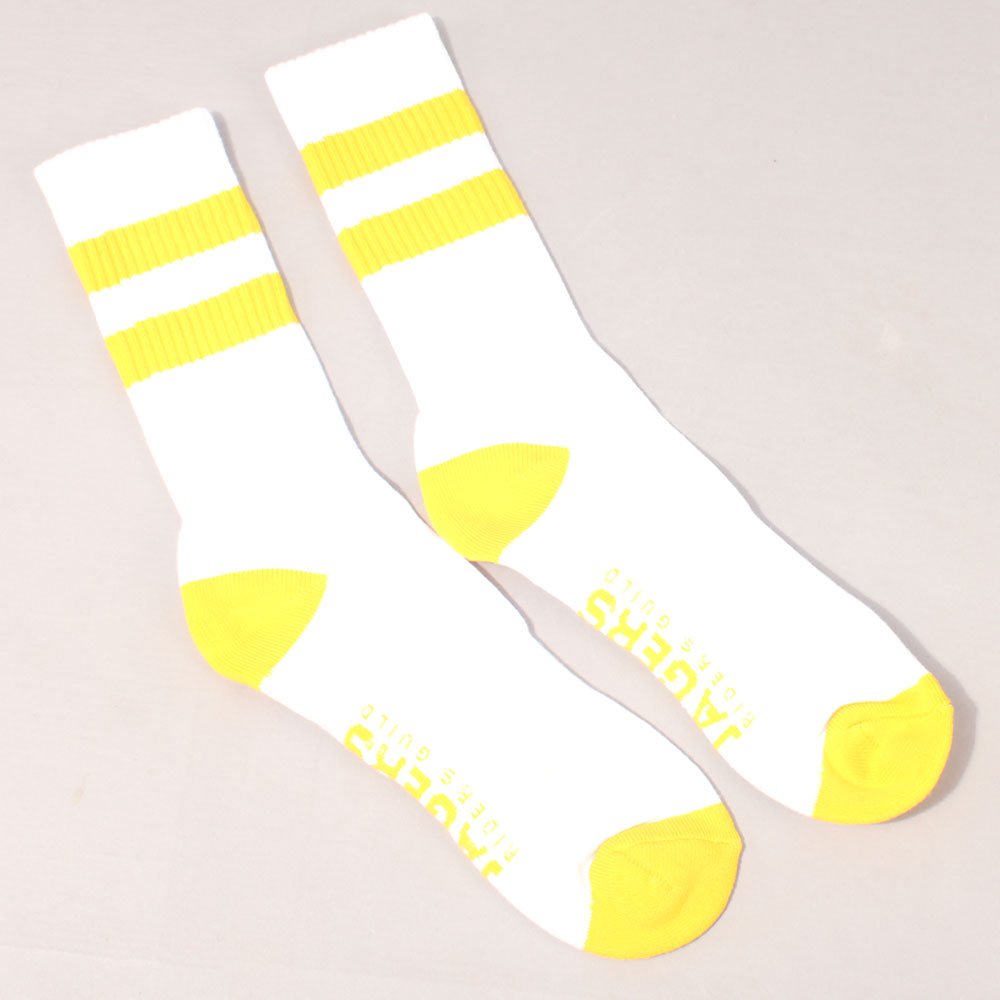 Jägers Stripe Socks - White/Yellow
