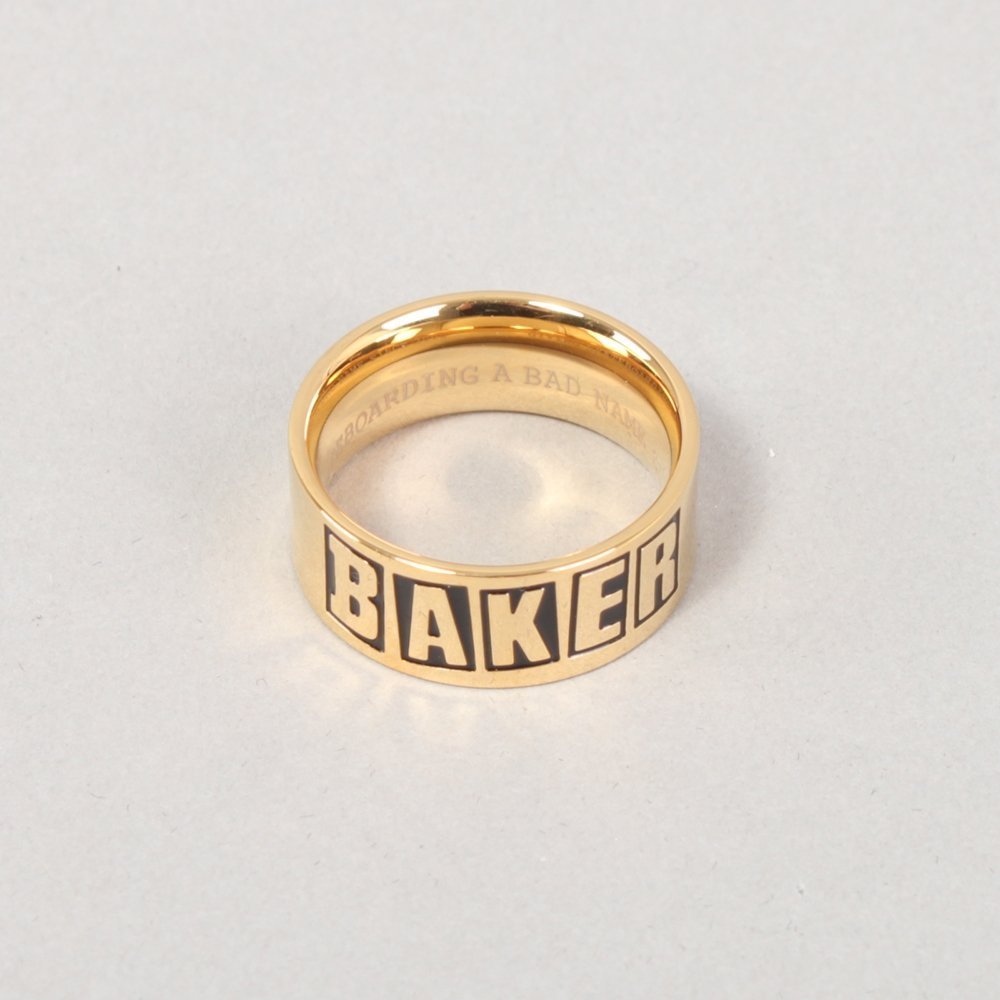 Baker Brand Logo Gold Ring