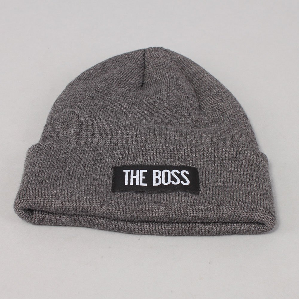 The Boss Logo Beanie - Grey