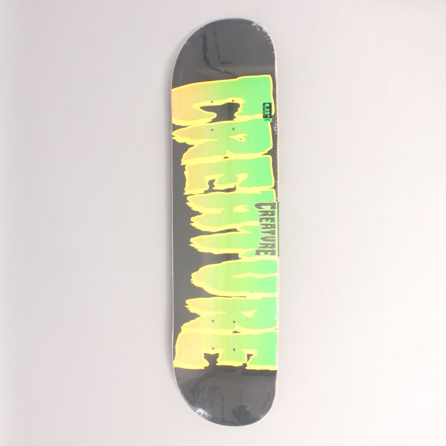 Creature Yellow Logo Outline Stumps Skateboard Deck 