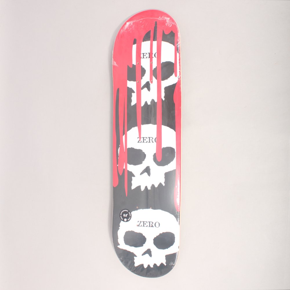 Zero 3 Skull Bloody Nose Black Skateboard Deck