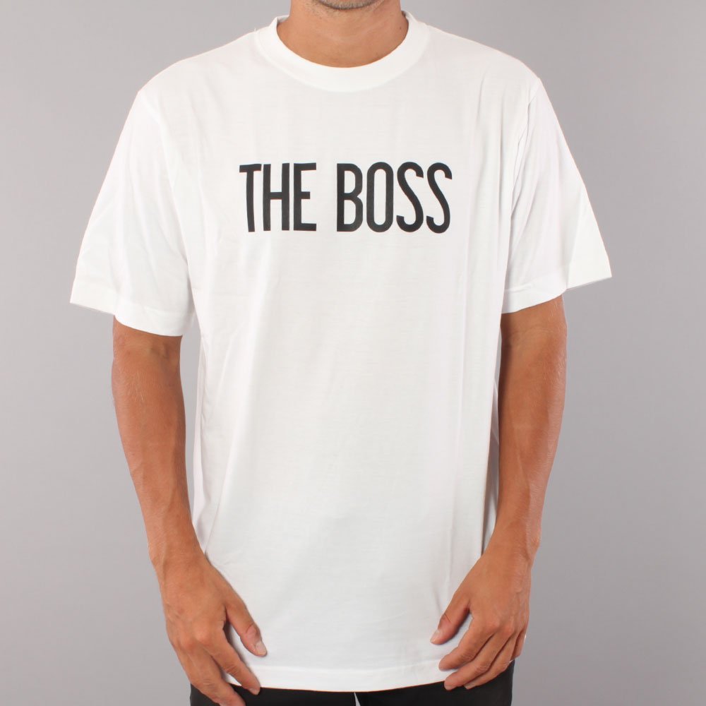 The Boss Logo Youth T-shirt - White
