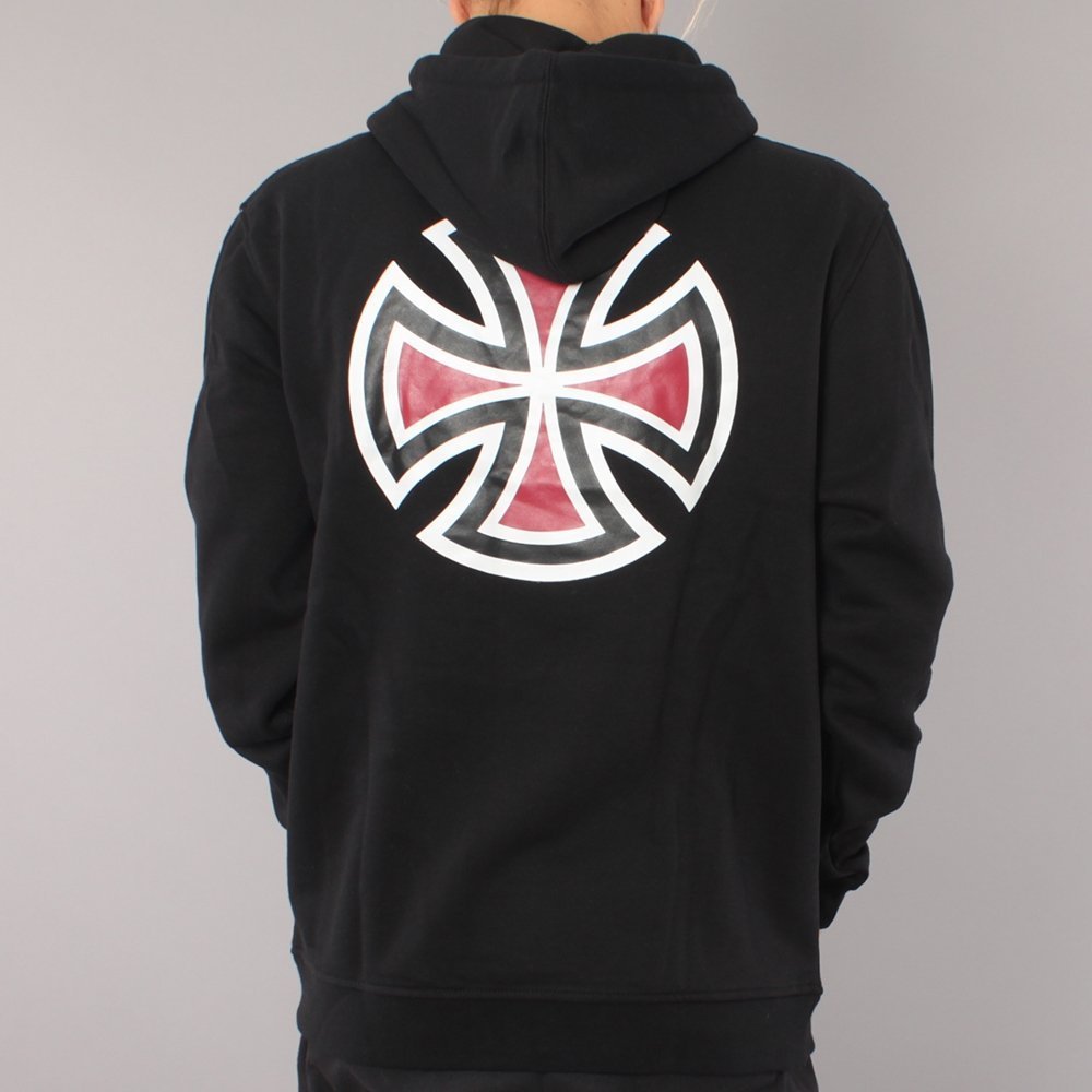 Independent Bar Cross Youth Hood - Black