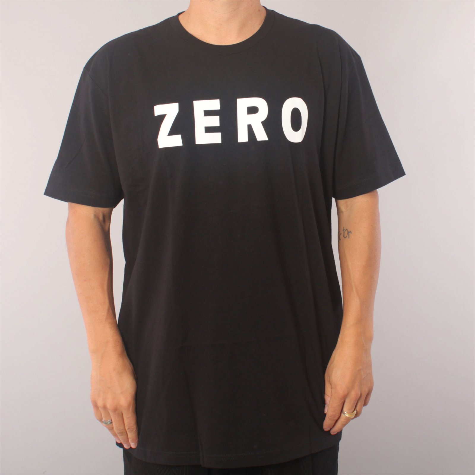 Zero Army Logo T-shirt - Black